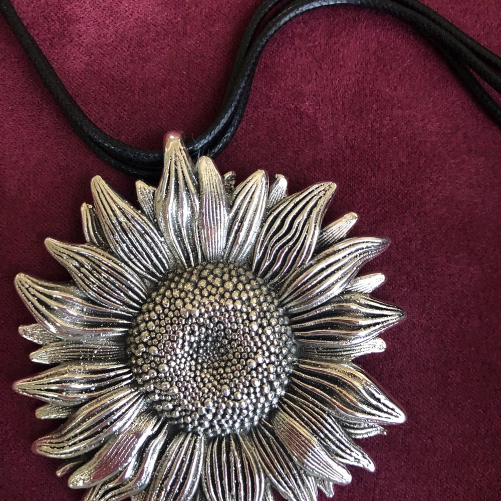 PZ Paz Creations Sunflower necklace